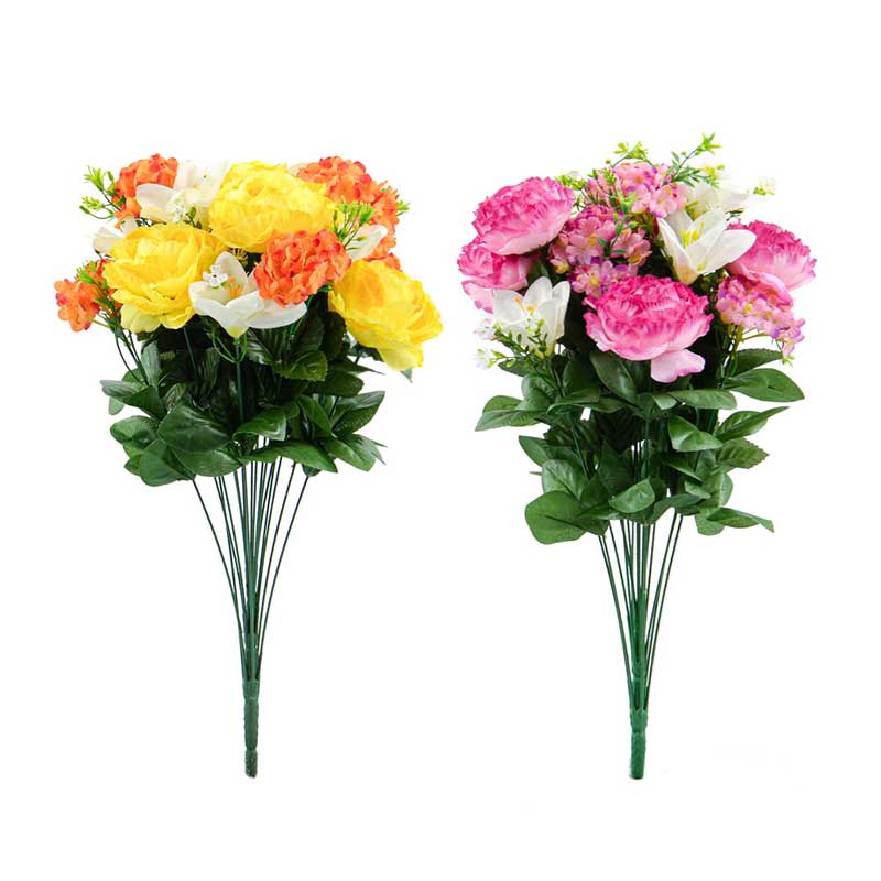 Bouquet artificiel de fleurs 