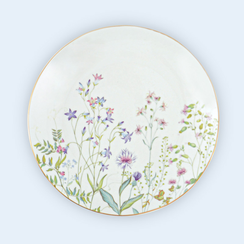 Assiette à dessert 'Bloomy' en porcelaine