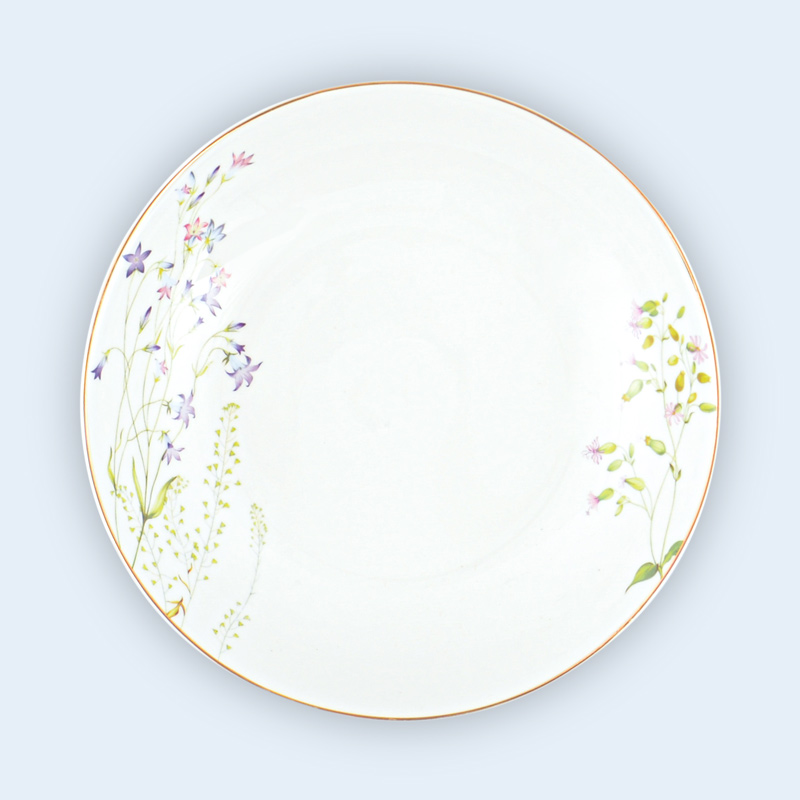 Assiette multiusages 'Bloomy' en porcelaine