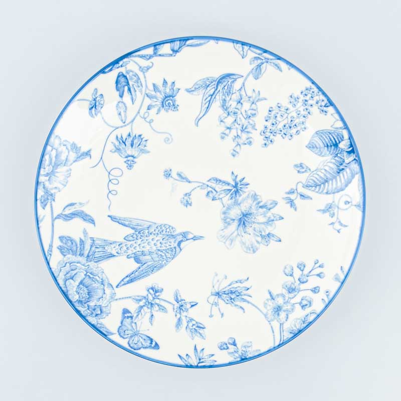 Assiette à dessert 'Eleonore' bleue 
