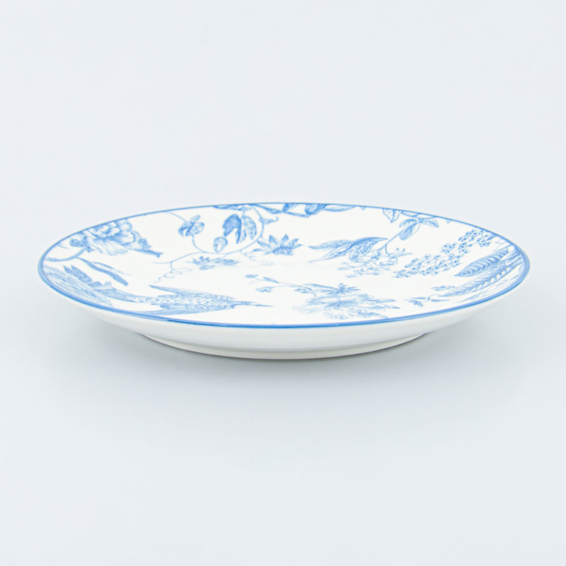 Assiette à dessert 'Eleonore' bleue 
