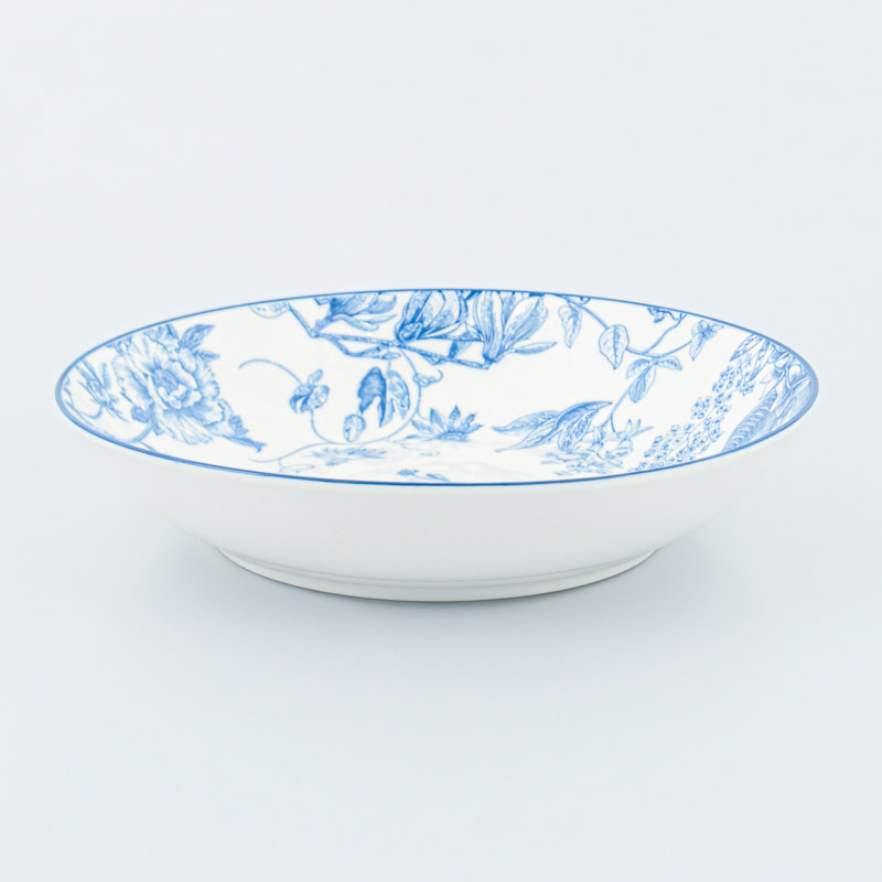 Assiette multiuasages 'Eleonore' bleue