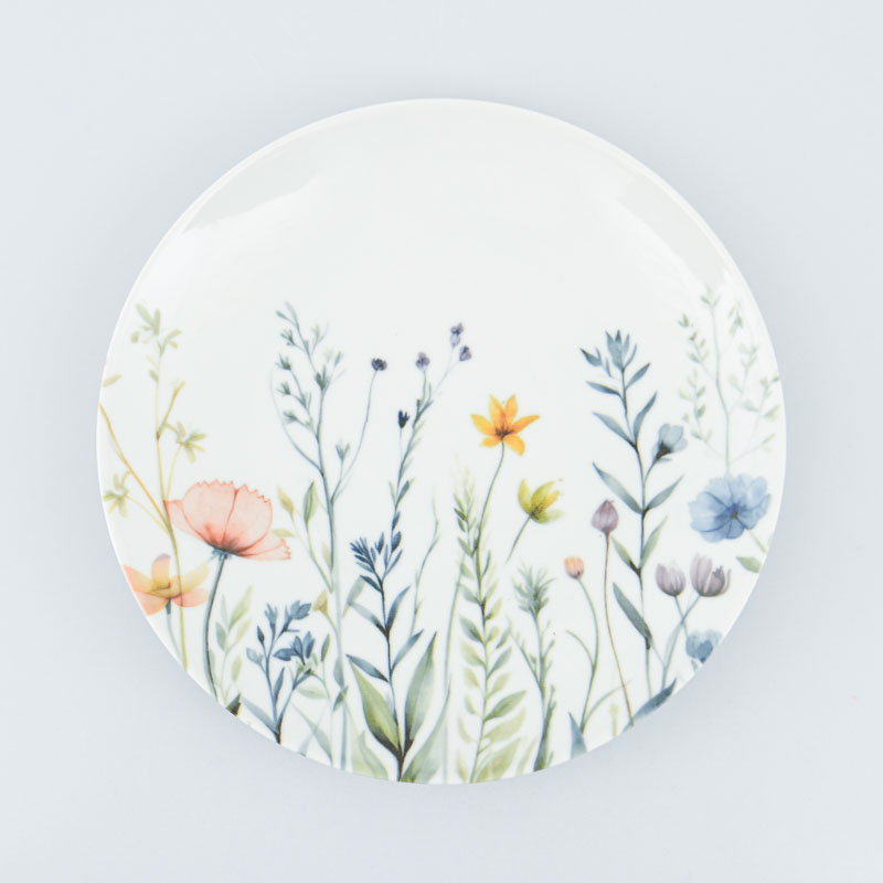 Assiette plate décorée 'Primavera'