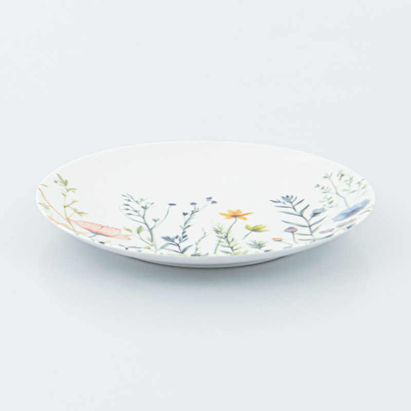 Assiette plate décorée 'Primavera'