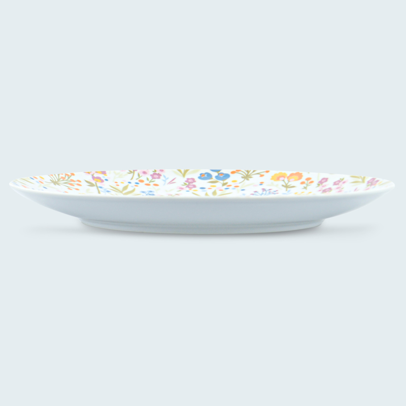 Assiette plate décorée 'Anastasia'