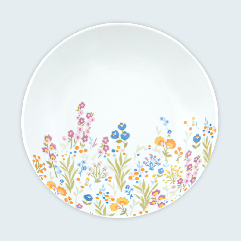 Assiette multiusage décorée 'Anastasia'