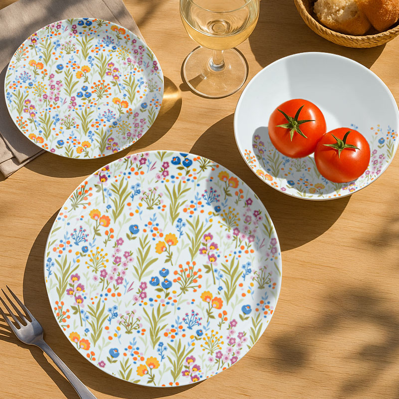 Assiette multiusage décorée 'Anastasia'