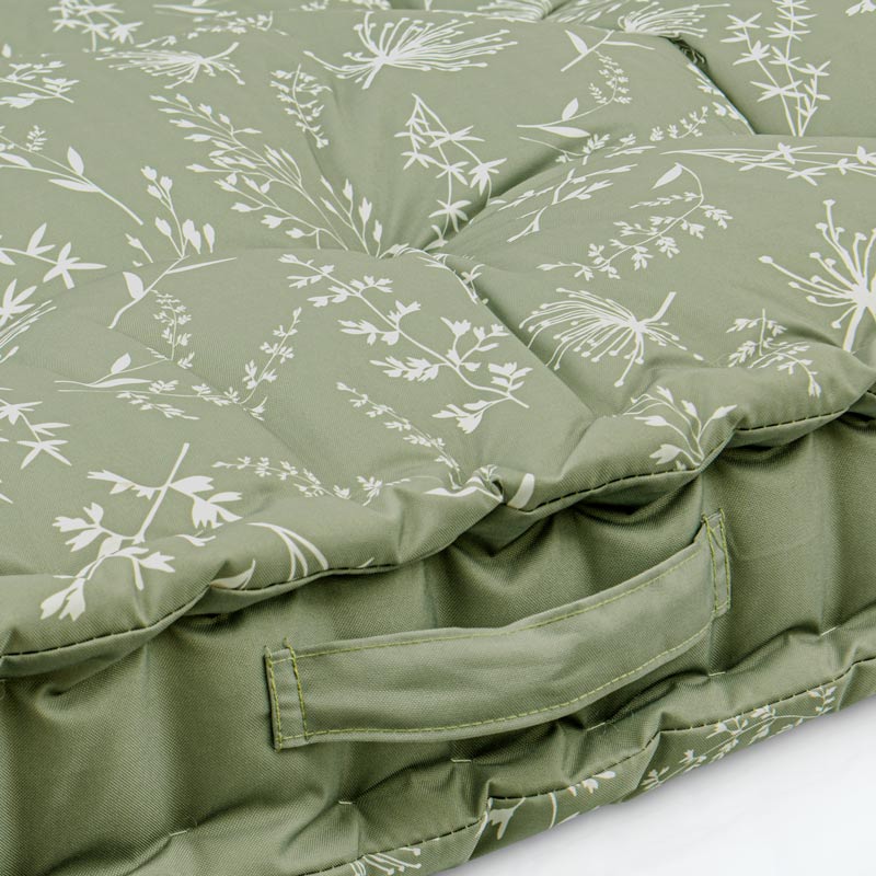 Coussin matelas de sol 'Castellane' kaki