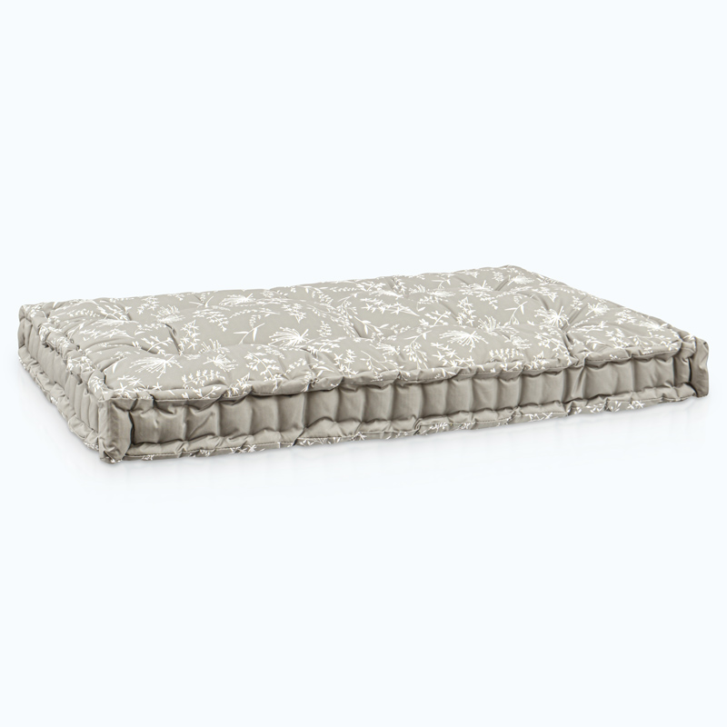 Coussin matelas de sol 'Castellane' gris