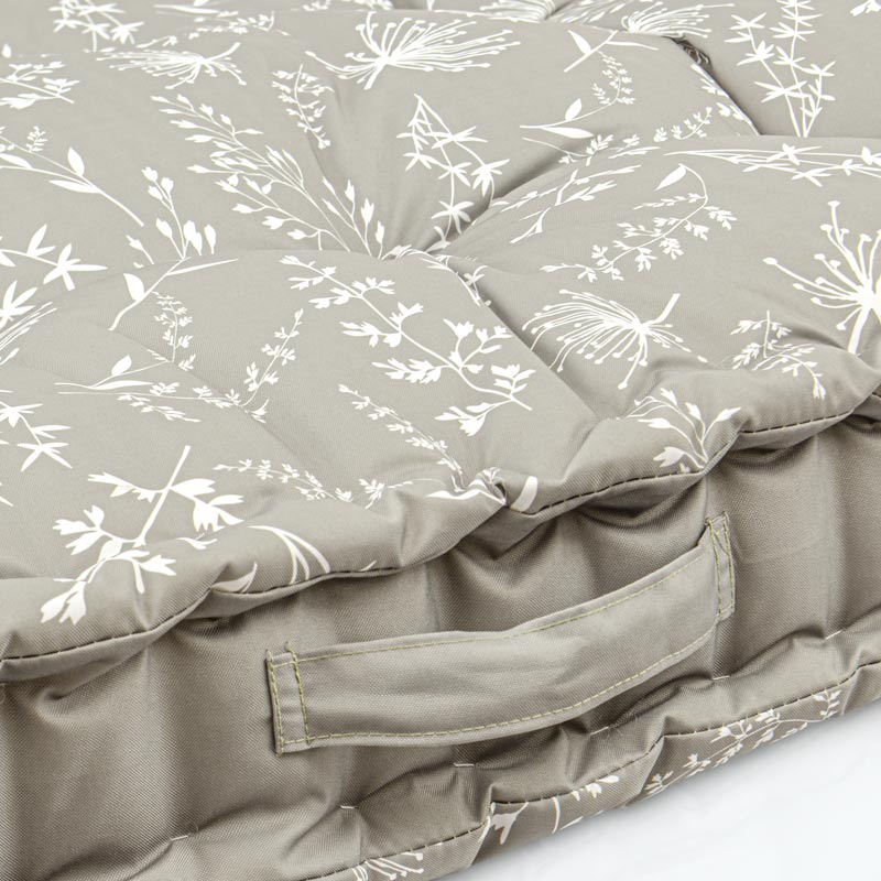 Coussin matelas de sol 'Castellane' gris