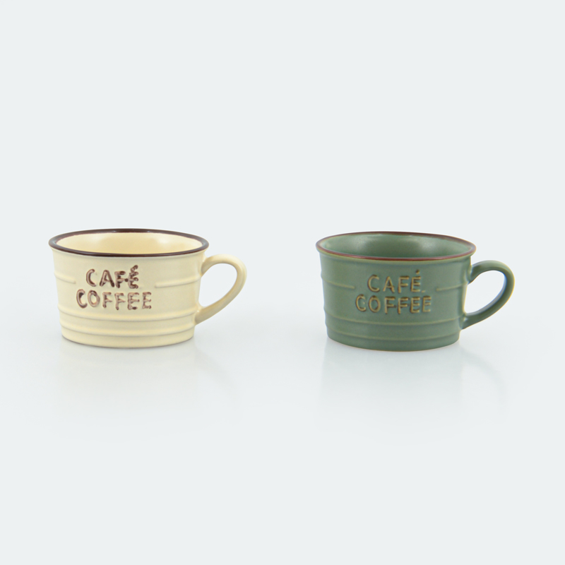 Tasse à café classique 'Cafeteria' en grès