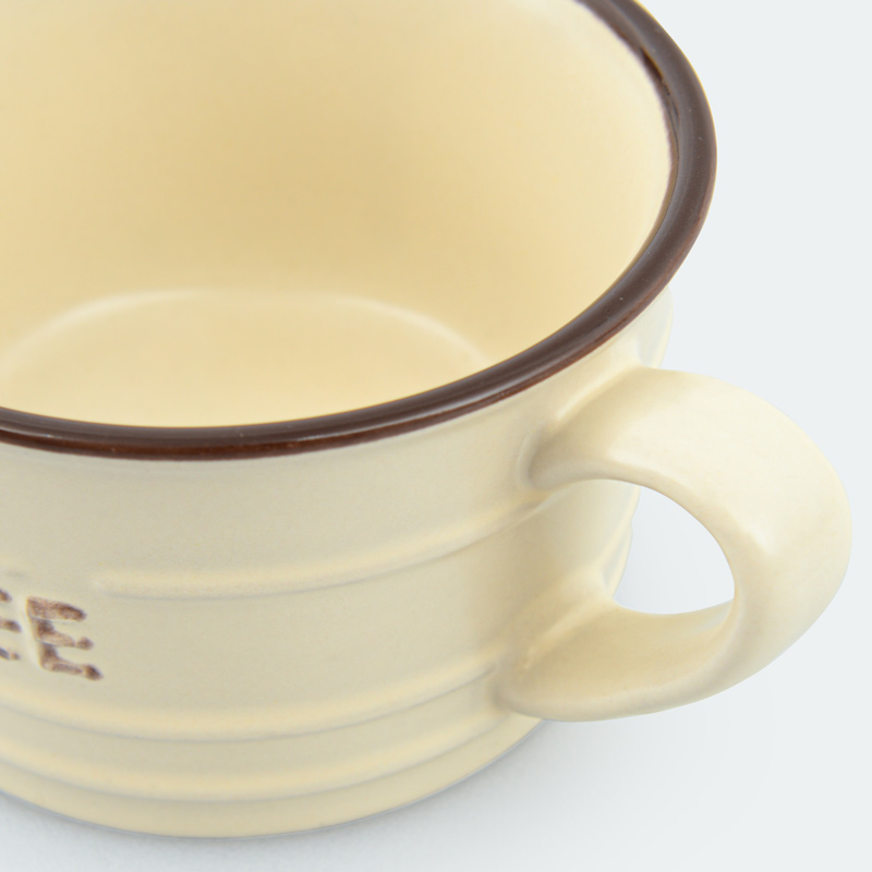Tasse à café classique 'Cafeteria' en grès