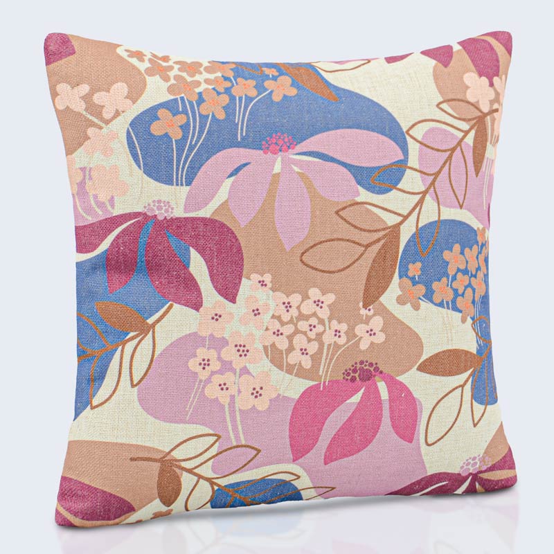 Coussin imprimé 'Alice' 