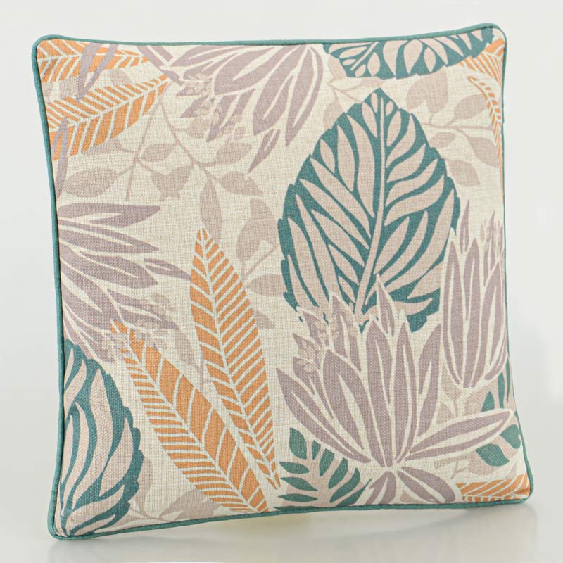 Coussin imprimé 'Caly' vert