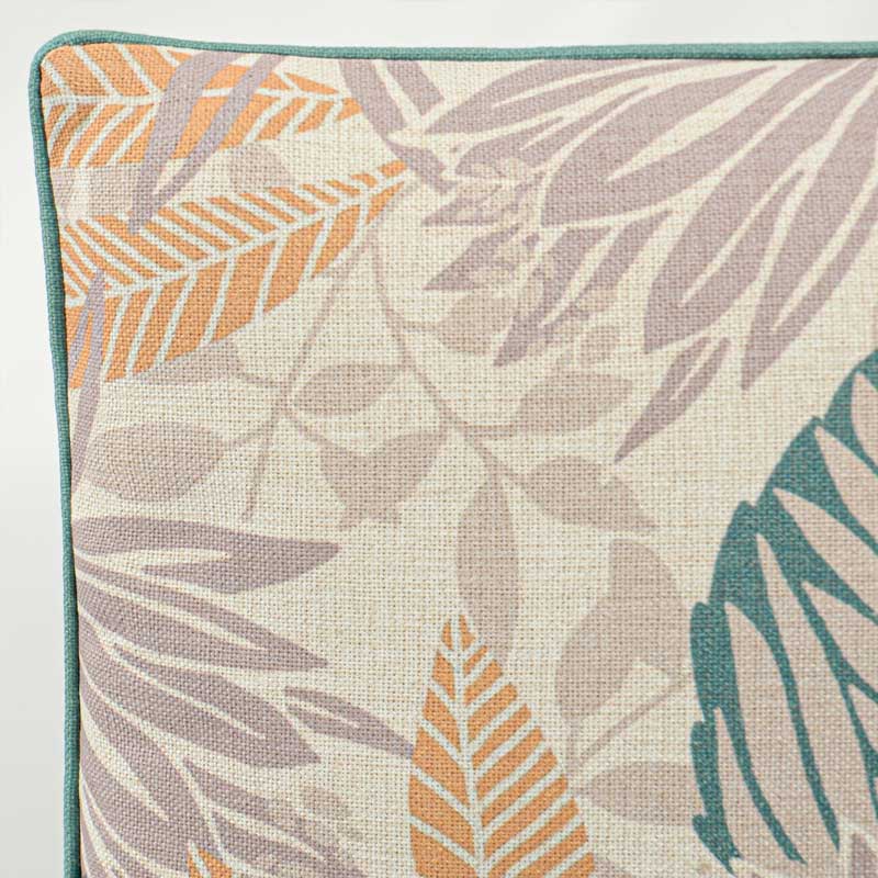 Coussin imprimé 'Caly' vert
