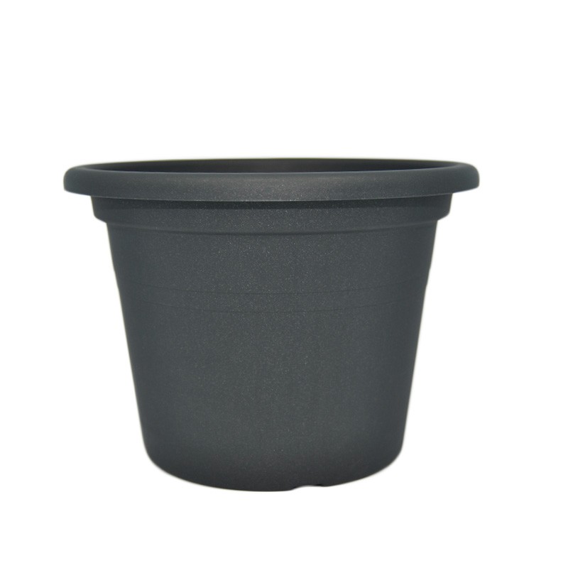 Pot gris anthracite 'Cilindro'