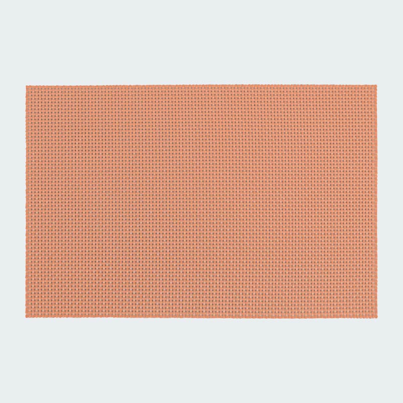 Set de table rectangulaire 'Quadri' orange