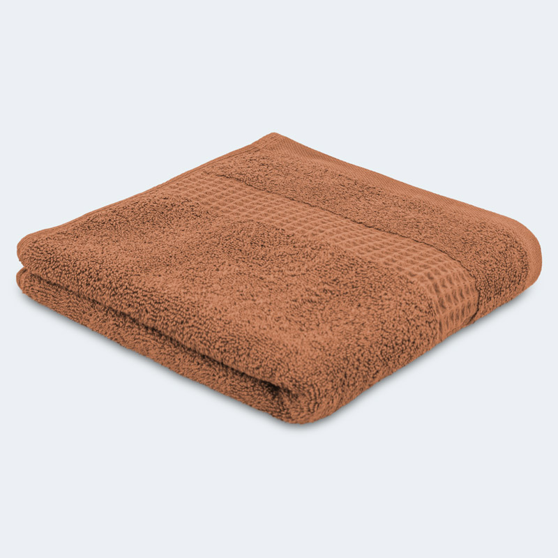 Serviette 'Loca' couleur terracotta