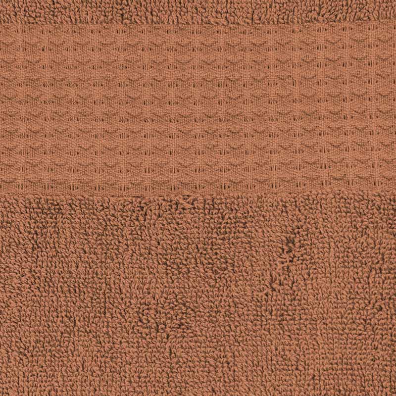 Serviette 'Loca' couleur terracotta