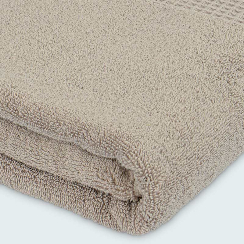 Drap de bain 'Loca' XL couleur taupe