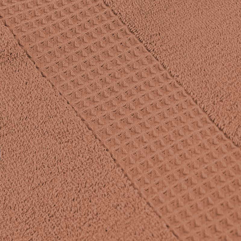 Drap de bain 'Loca' XL couleur terracotta