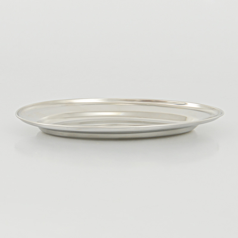 Plat ovale en inox