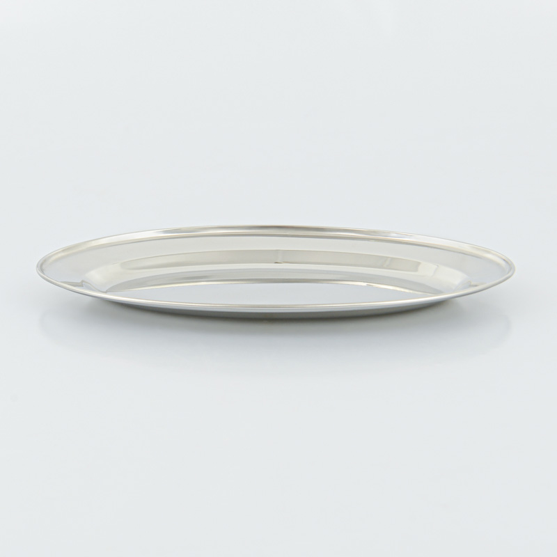 Plat ovale en inox
