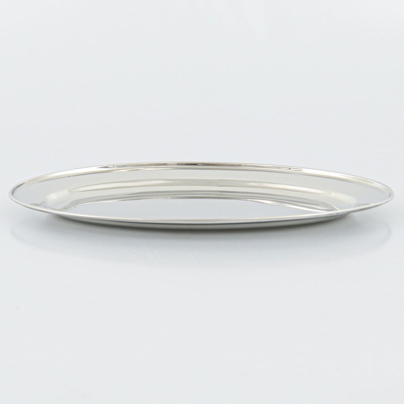 Plat ovale en inox