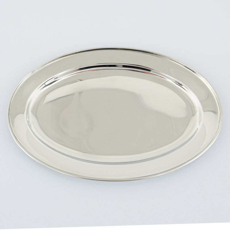 Plat ovale en inox