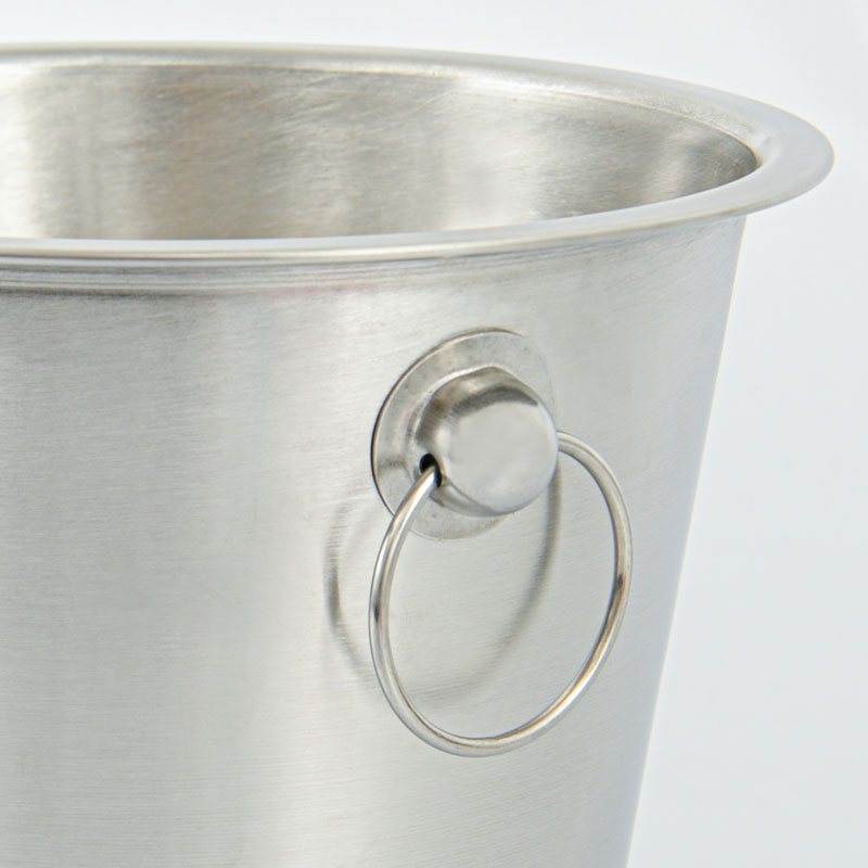 Seau à champagne en inox gris 420cl