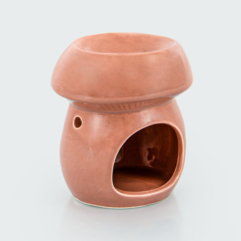 Brûle-parfums terracotta en céramique