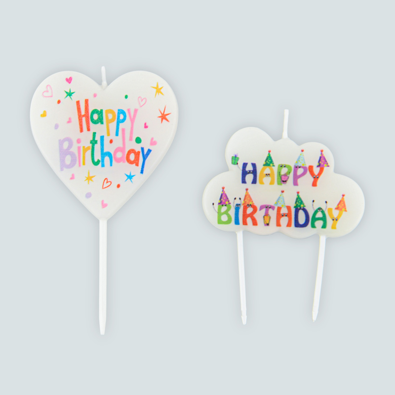 Bougies d'anniversaire 