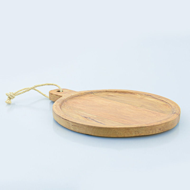 Planche ronde en manguier
