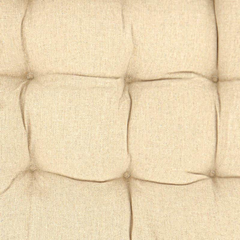 Dessus de chaise 'Tahlia' biais jute beige