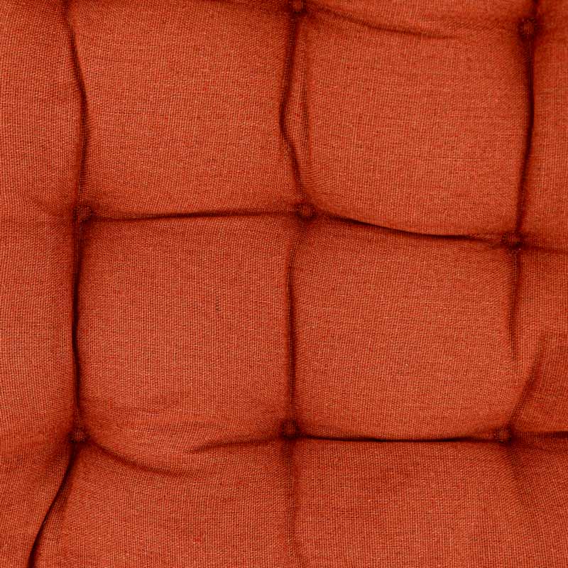 Dessus de chaise 'Tahlia' jute terracotta