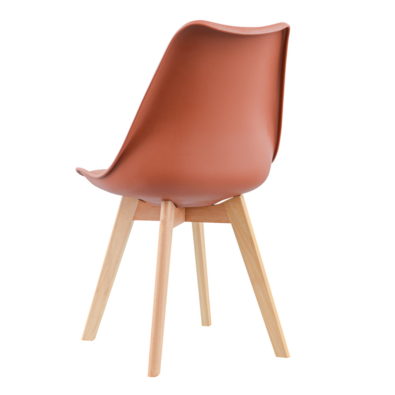 Chaise scandinave 'Romy' terracotta 