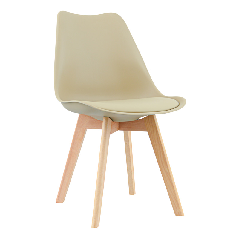 Chaise scandinave 'Romy' beige 