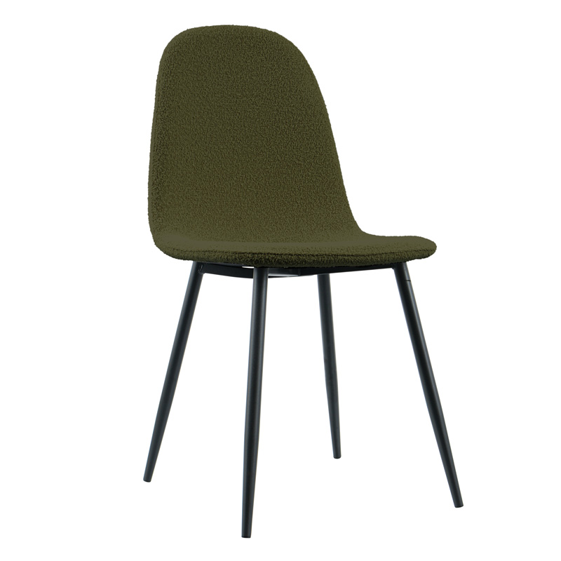 Chaise 'Ella' vert foncé