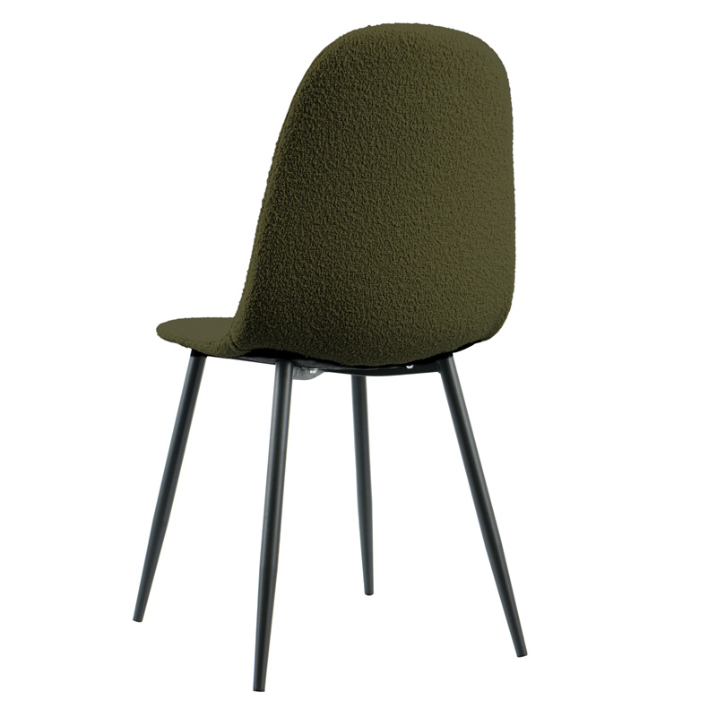 Chaise 'Ella' vert foncé