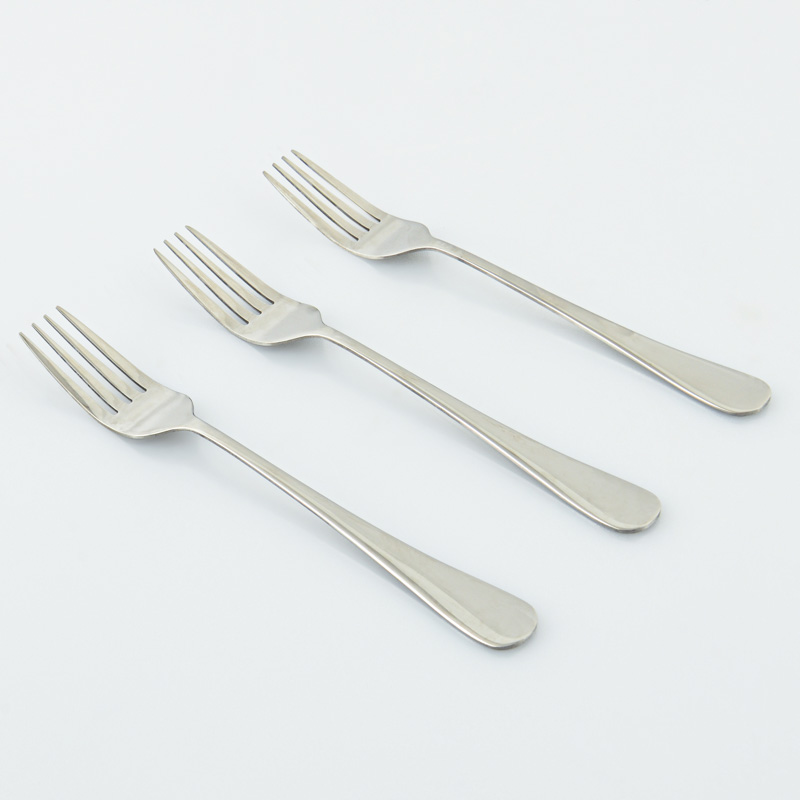 Lot de 3 fourchettes de table en inox