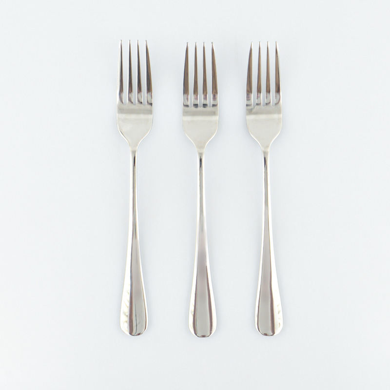 Lot de 3 fourchettes de table en inox