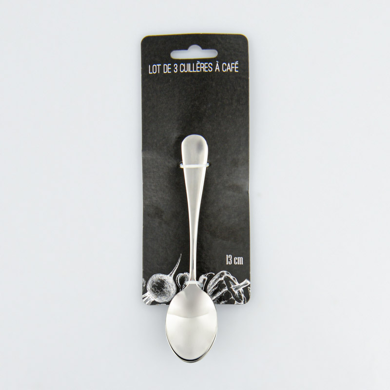 Lot de 3 cuillères à soupe en inox