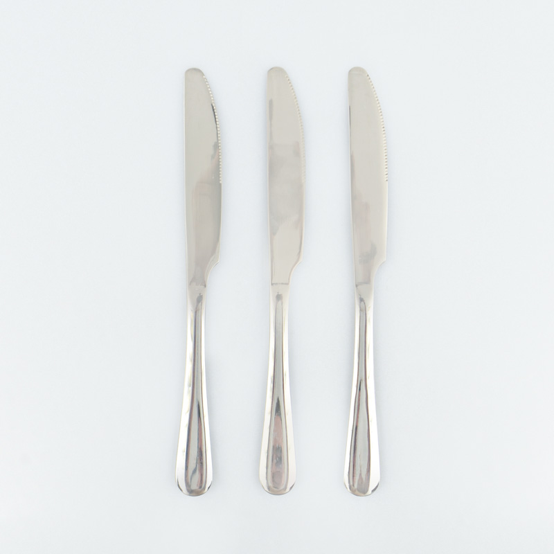 Lot de 3 couteaux en inox