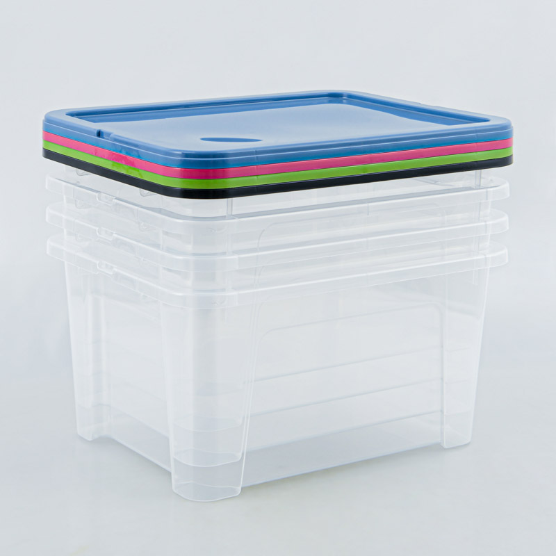 Lot de 4 boites 'Viewbox' 24L