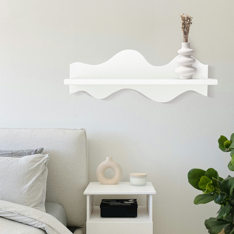 Étagère murale 'Wave' blanche