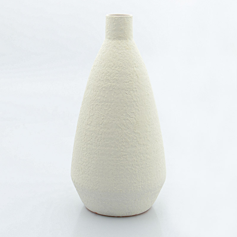 Vase 'Ikaria' couleur crème 