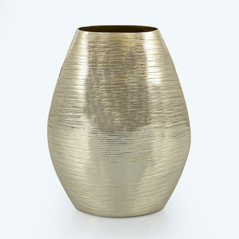 Vase 'Aylana' doré 
