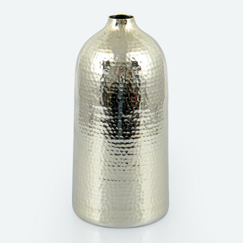 Vase 'Aylana' doré 