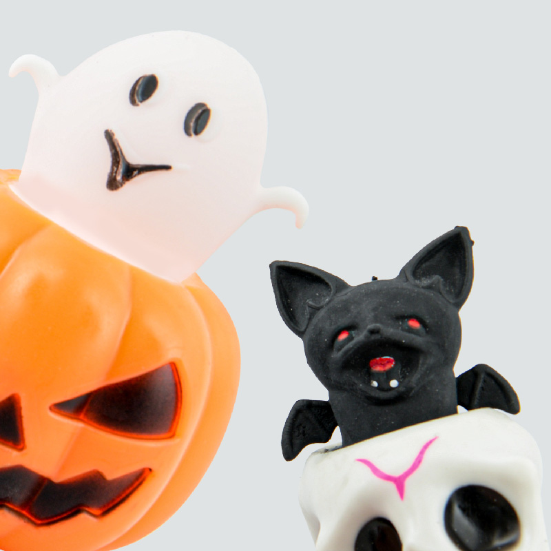 Tête de mort et fantôme anti-stress