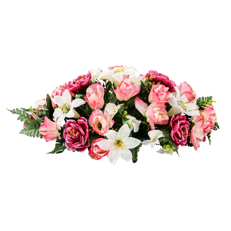 Gerbe de roses lys et pivoines 